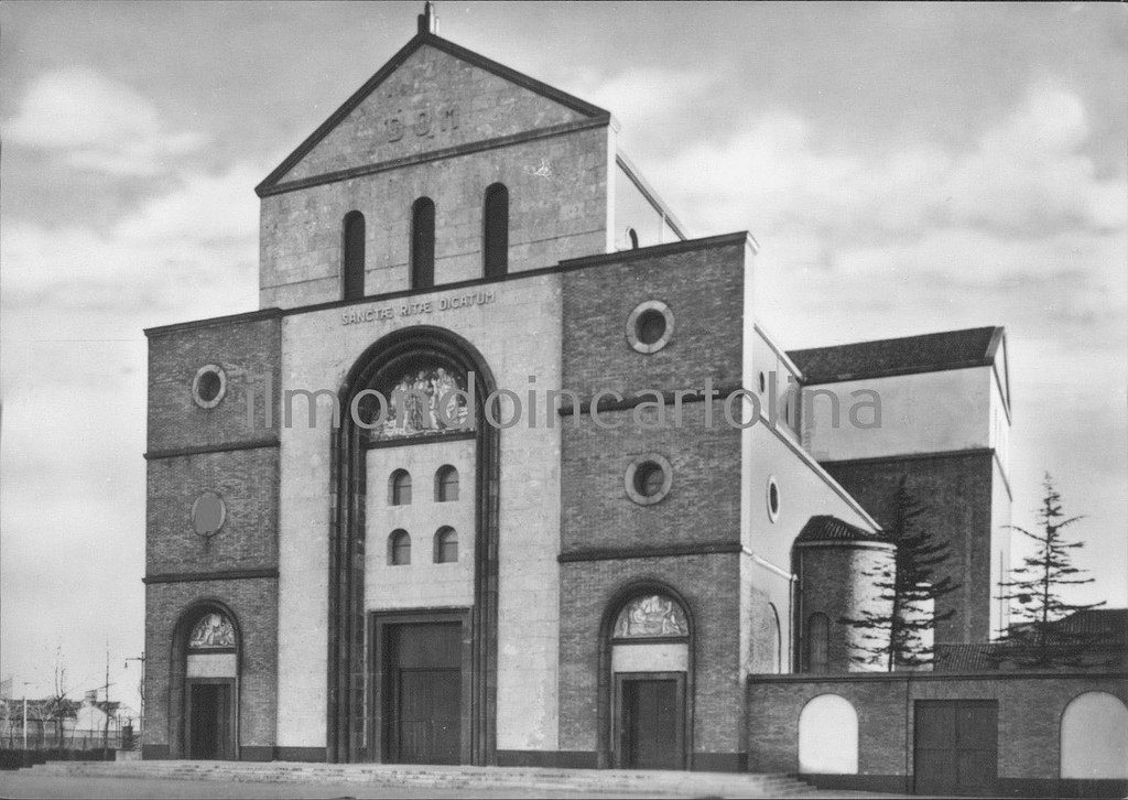 Milano Barona, Santuario S. Rita da Cascia 1960 circa (da Milàn l'era inscì)