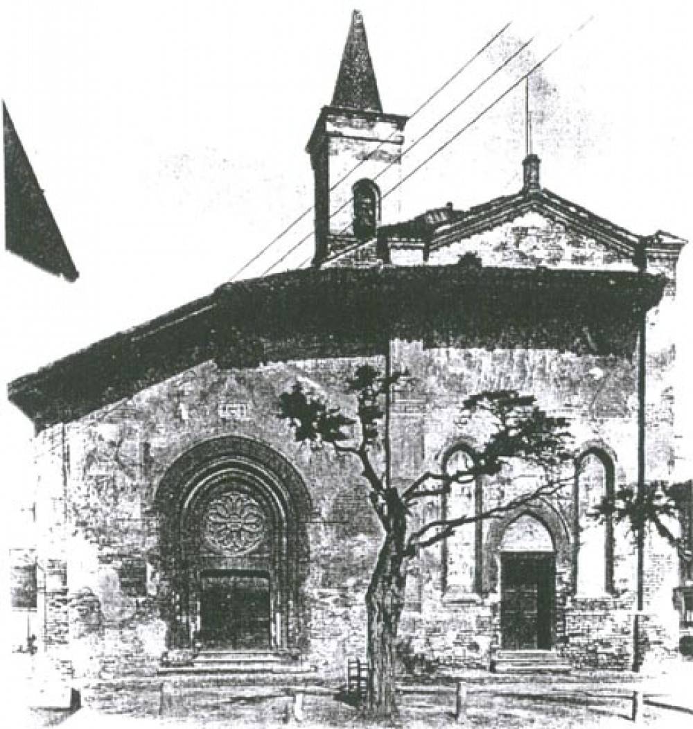 Chiesa di San Cristoforo fine 1800.