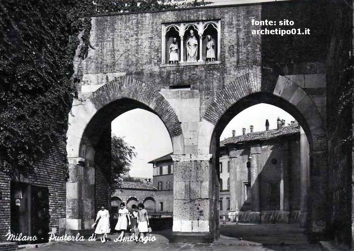 Pusterla di Sant'Ambrogio, primi anni '50.