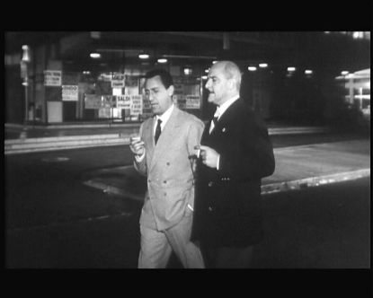 1959 Piazza Velasca, sequenza del film Il Vedovo di Dino Risi con Alberto Sordi e Franca Valeri.