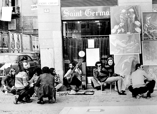 Milano Brera, Via Fiori Chiari 1972 (da The Towner)
