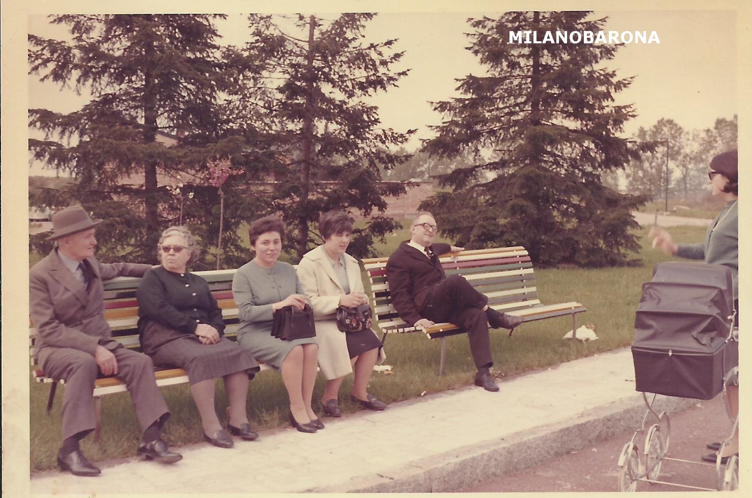 Parco Lambro, seconda metà anni'60 (gentile concessione immagine diun ex residente quartiere Feltre.