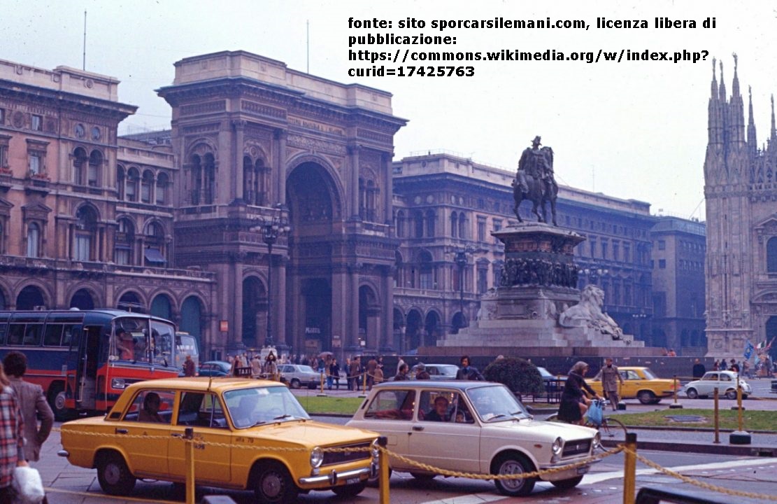 Piazza Duomo, 1975.