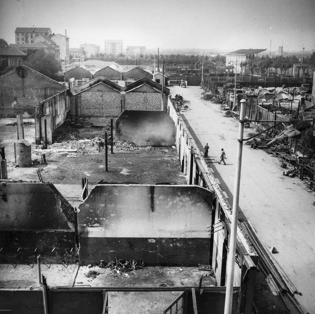 Milano Bicocca. Stabilimenti Pirelli bombardamenti 7-8 e 14-15 Agosto 1943