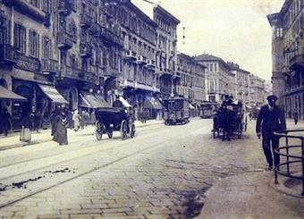 Corso Venezia, 1910 circa (fonte publicitaria)