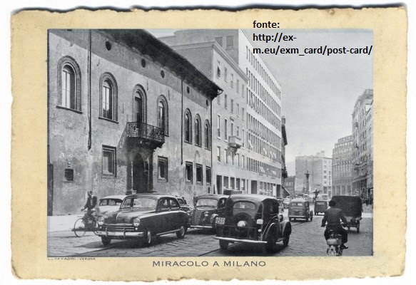 Corso Venezia, 1955 circa.