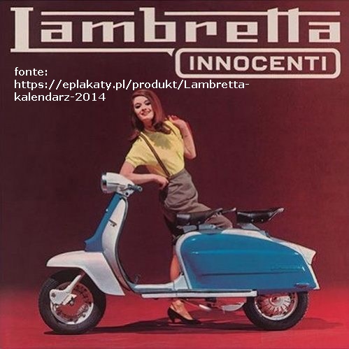 Pubblicità Lambretta Innocenti, anni '60.