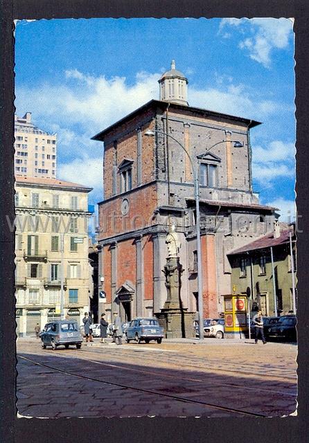 Porta Romana anni '60. PIiazza S. Nazaro e Basilica SS Apostoli e S. Nazaro (fonte: web tuttocollezioni)