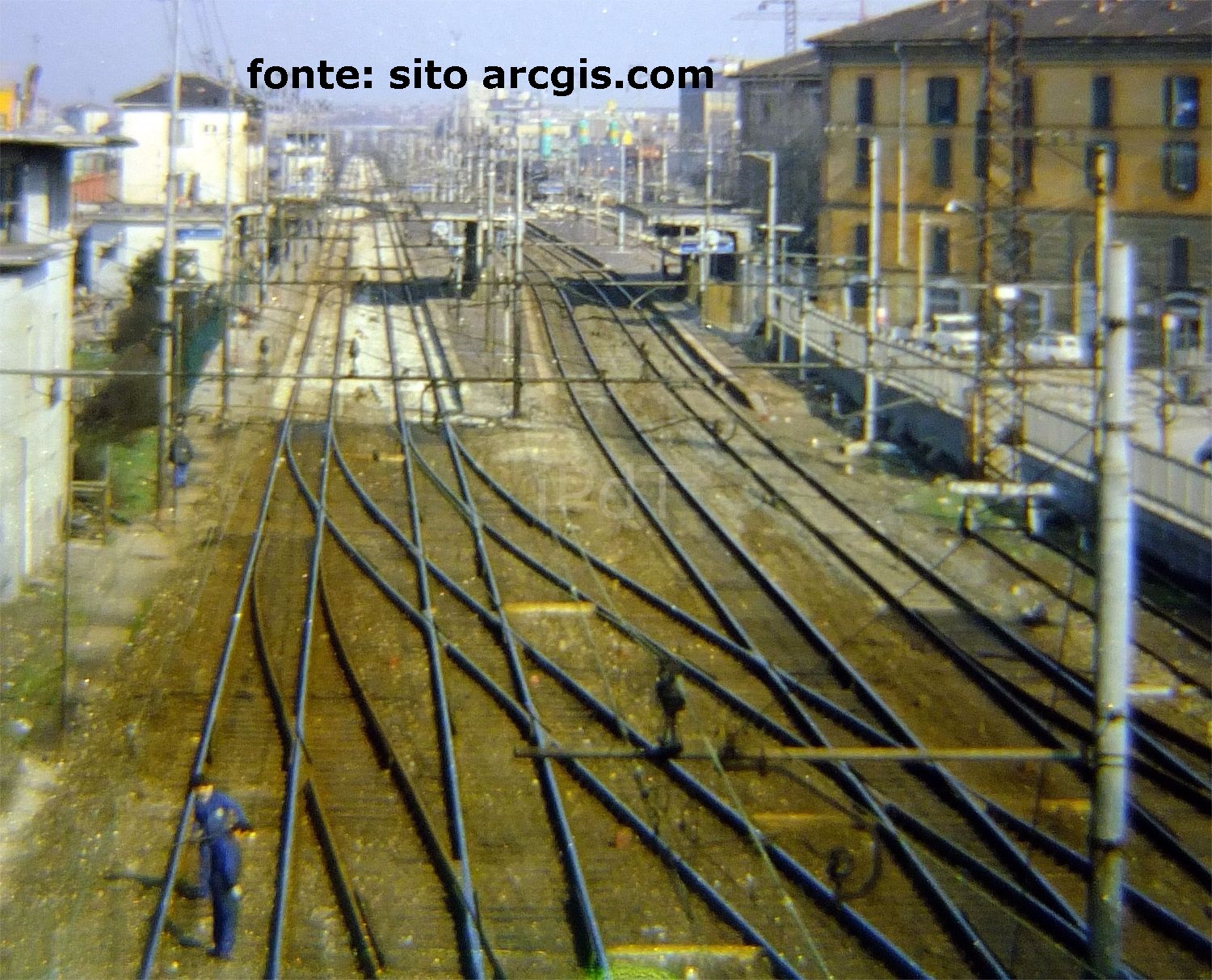 Scalo Ferroviario Rogoredo FS 1974 circa.