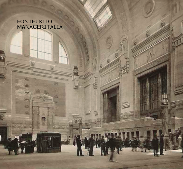 Biglietteria Stazione Centrale 1931 circa.