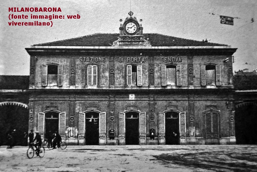 Stazione di Porta Genova, primi del '900.