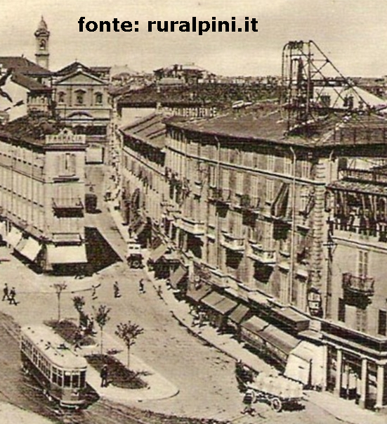 Porta Venezia. Via Spallanzani-Corso Buenos Aires, anni '20 del 1900.
