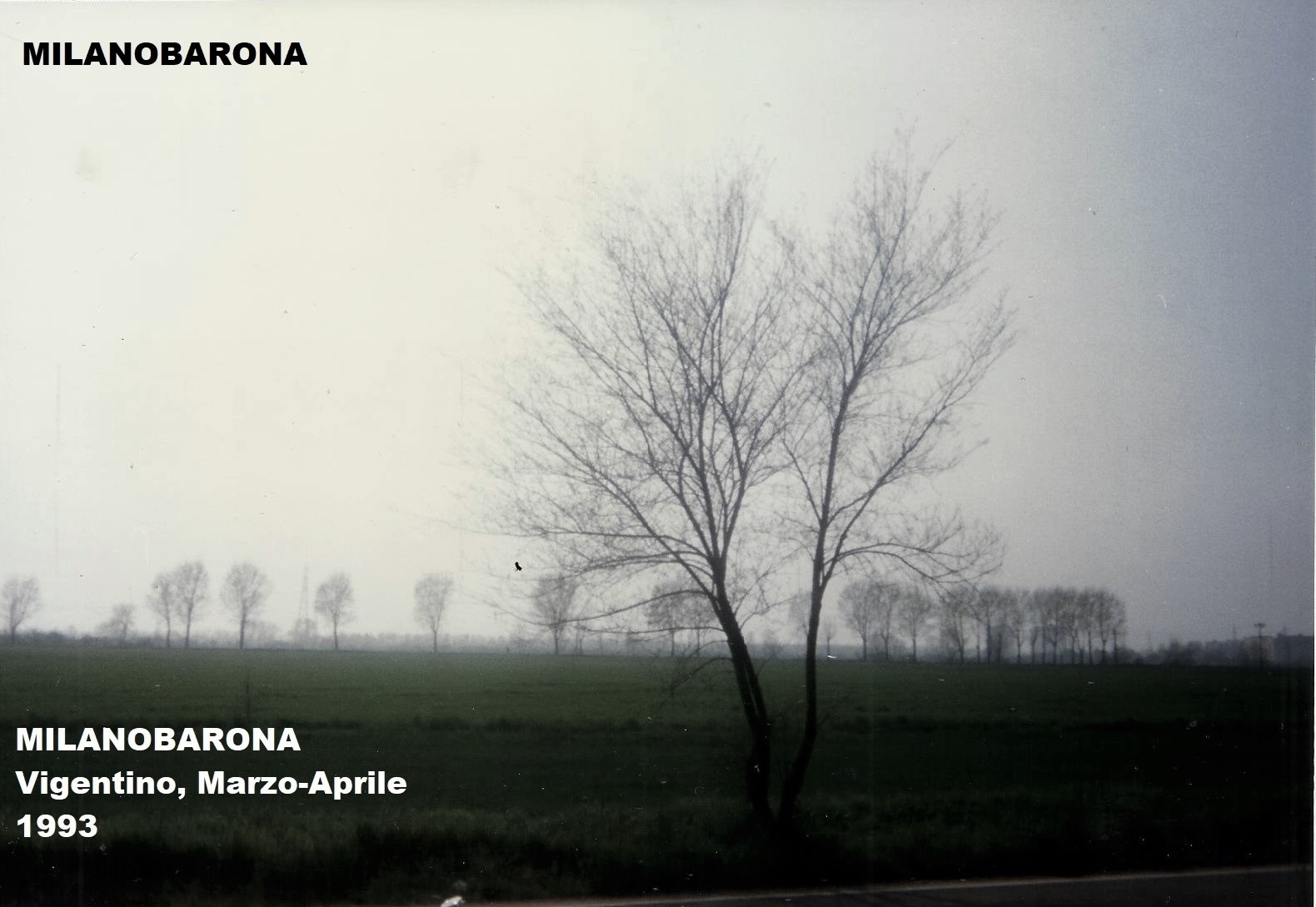 Aprile 1993, tra il Vigentino e Vaiano Valle. Fonte immagine proprietaria.