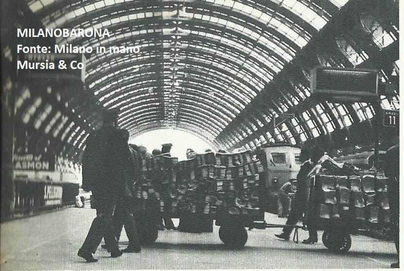 Stazione Centrale, anni 60 del 900.