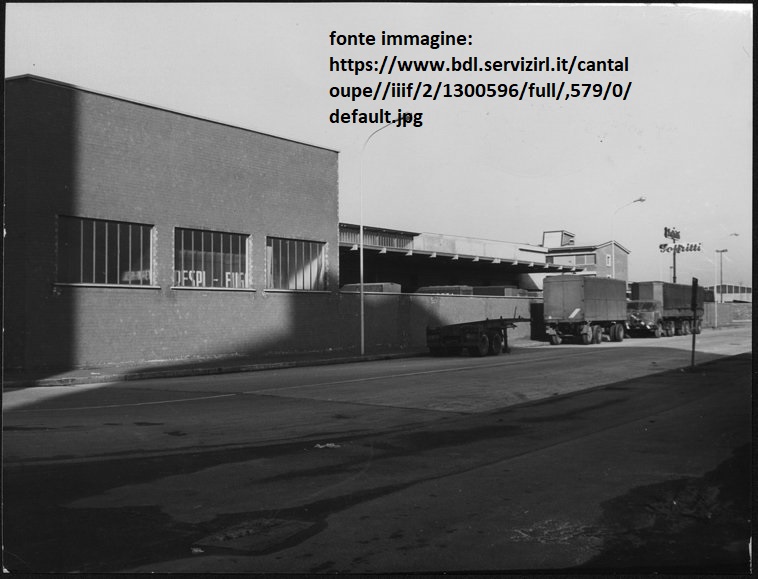 Mecenate 1970 circa. CAAM vicinanze Via Fantoli, sede e logistica Nando Soffritti.